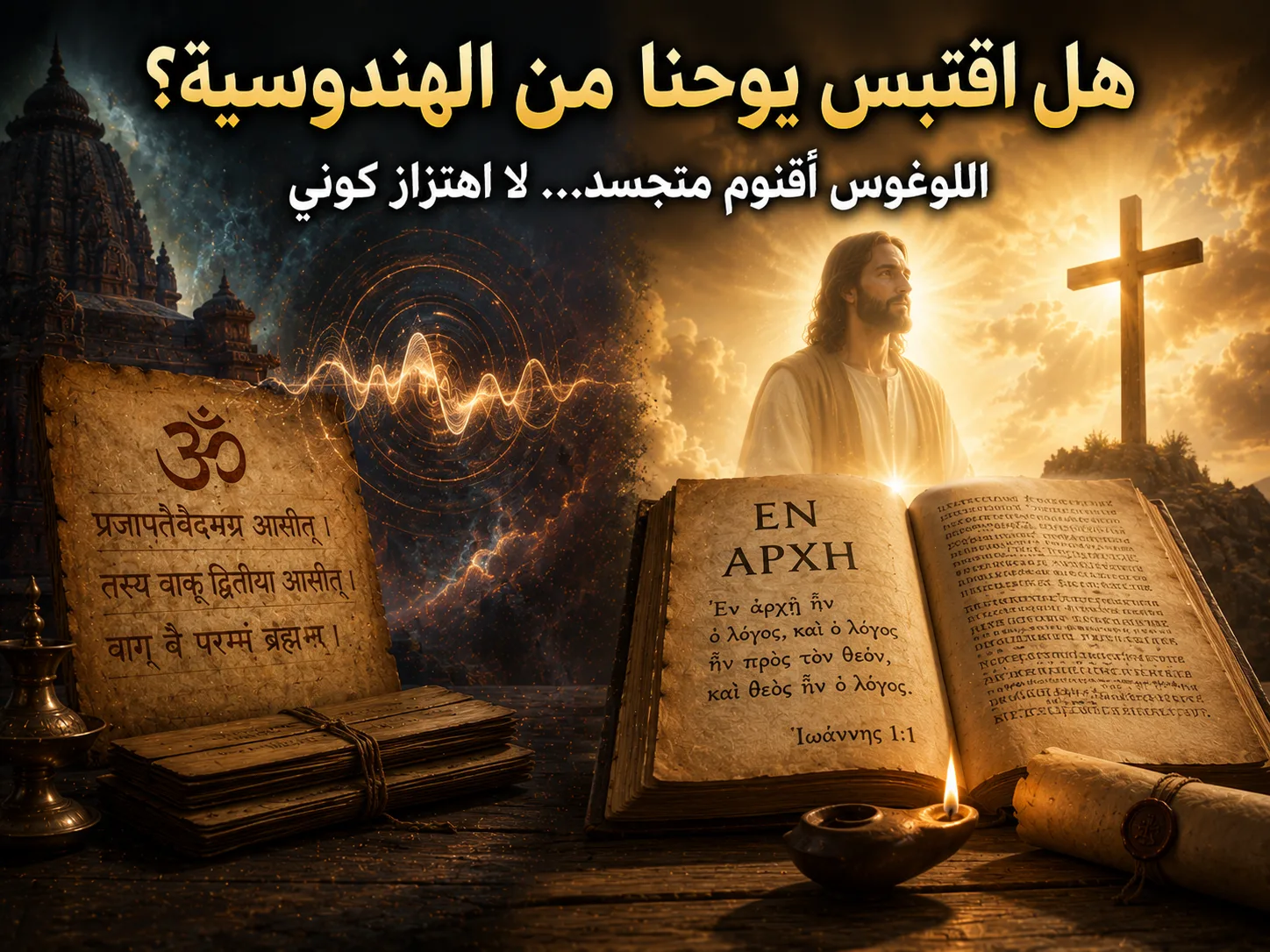 هل «في البدء كان الكلمة» مقتبس من الهندوسية؟ يوحنا 1: 1