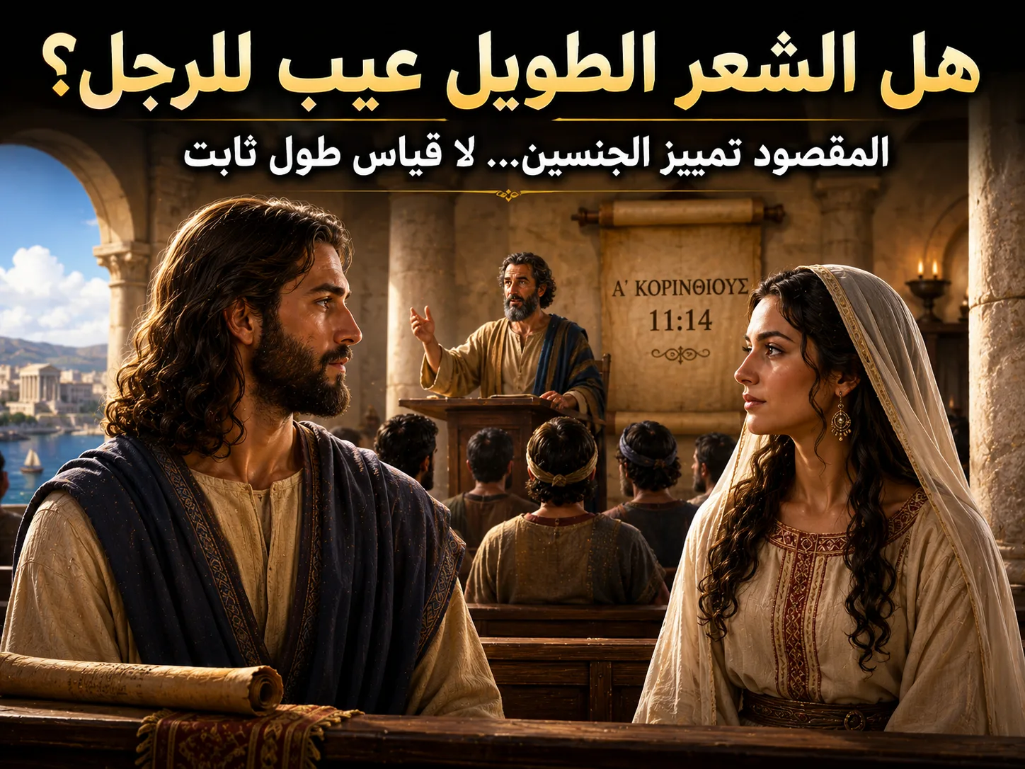 هل يعلّم «الطبع» أن الشعر الطويل عيب للرجل؟ 1 كورنثوس 11: 14 هل كان بولس يتكلم عن طول محدد للشعر أم عن التمييز الطبيعي بين الرجل والمرأة؟