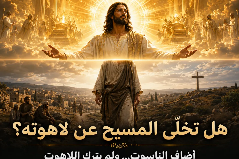 هل تخلّى المسيح عن لاهوته عندما تجسد؟ فيلبي 2: 5–7 ماذا يعني أن المسيح «أخلى نفسه»؟
