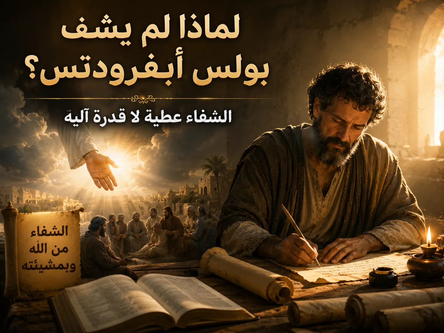 إذا كان بولس يملك موهبة الشفاء، فلماذا لم يشفِ أبفرودتس؟ فيلبي 2: 25 هل عجز بولس عن شفاء رفيقه في الخدمة؟