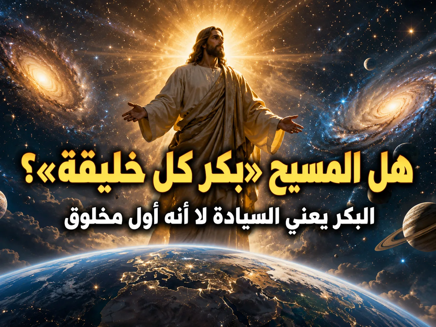 هل المسيح هو «بكر كل خليقة» بمعنى أنه أول مخلوق؟ كولوسي 1: 15-18لقب «البكر» يدل على السيادة والوراثة، لا على أن المسيح مخلوق
