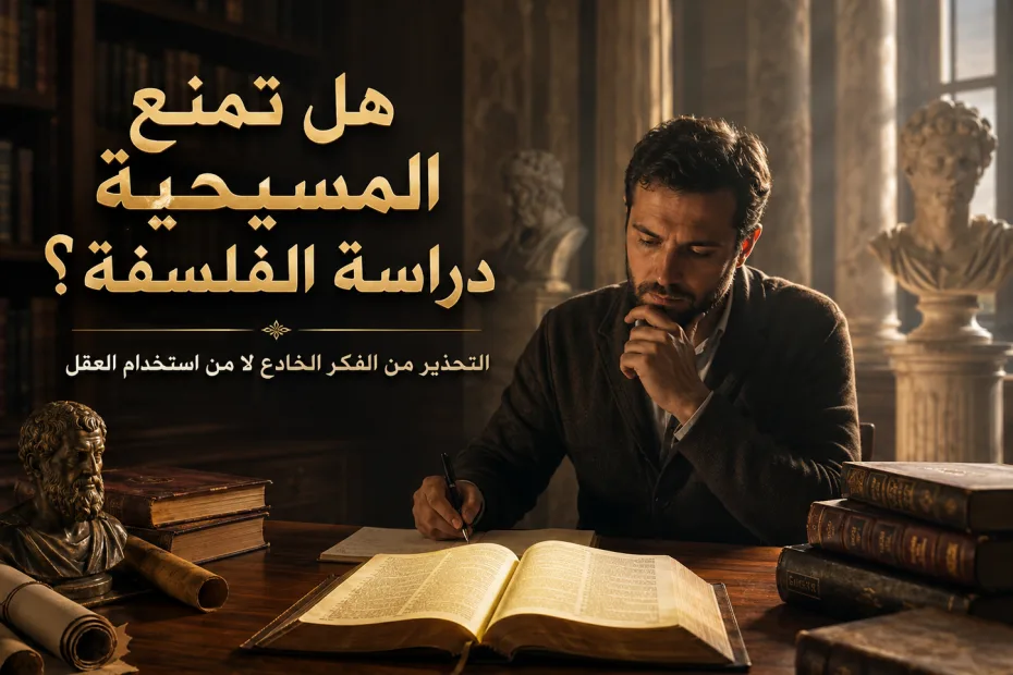 هل تمنع كولوسي 2: 8 المسيحيين من دراسة الفلسفة؟ التحذير ليس من التفكير الفلسفي، بل من الفلسفة الباطلة والخادعة