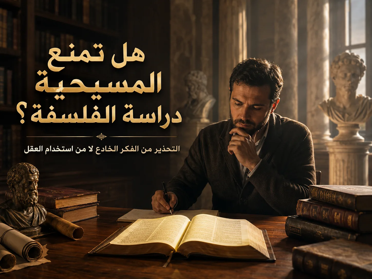 هل تمنع كولوسي 2: 8 المسيحيين من دراسة الفلسفة؟ التحذير ليس من التفكير الفلسفي، بل من الفلسفة الباطلة والخادعة