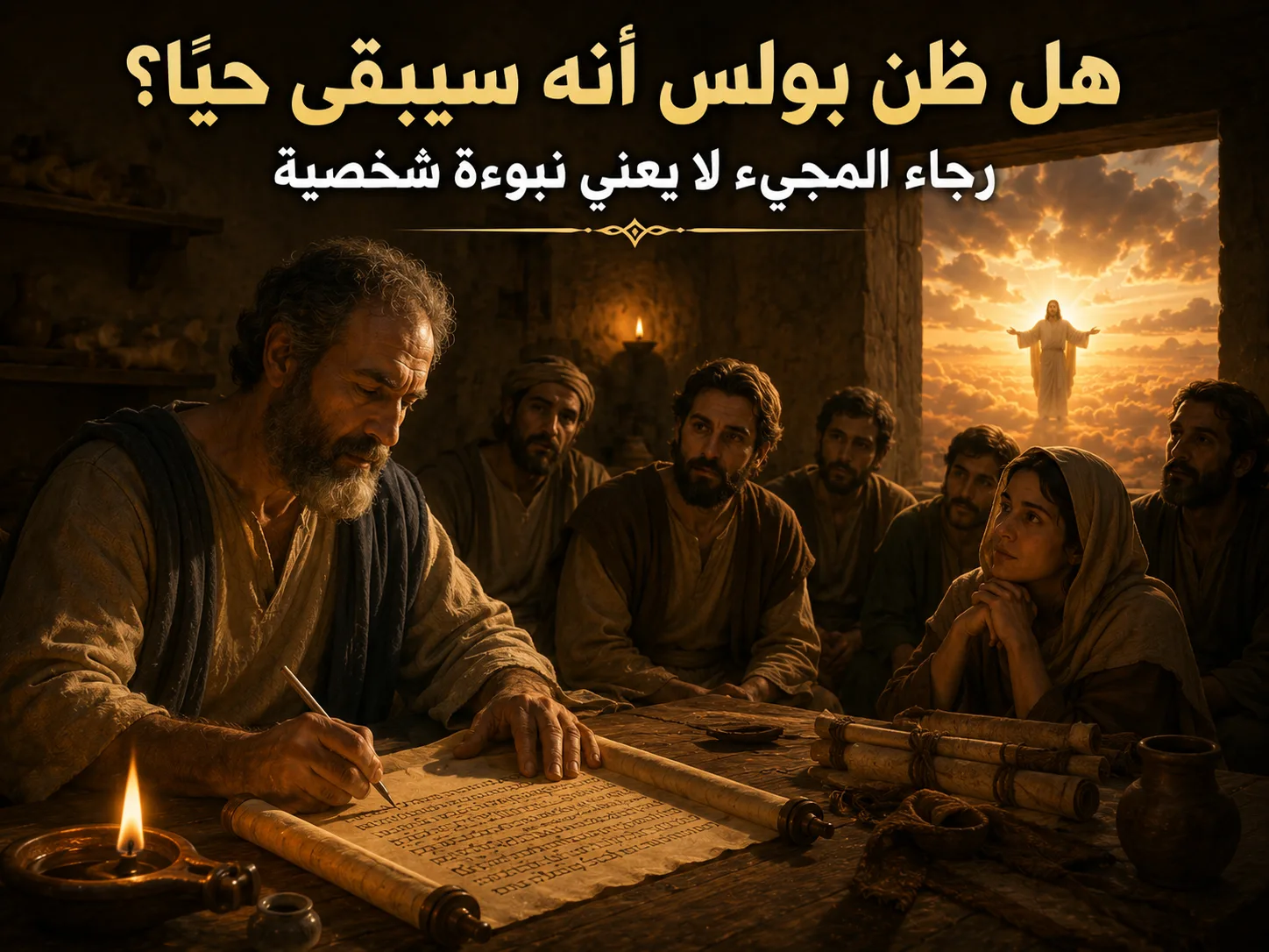 هل علّم بولس أنه سيكون حيًا عند مجيء المسيح؟ 1 تسالونيكي 4: 15