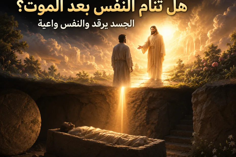 هل علّم بولس أن النفس تنام بعد الموت؟ 1 تسالونيكي 4: 13 هل رقاد الموت يعني أن النفس بلا وعي حتى القيامة؟