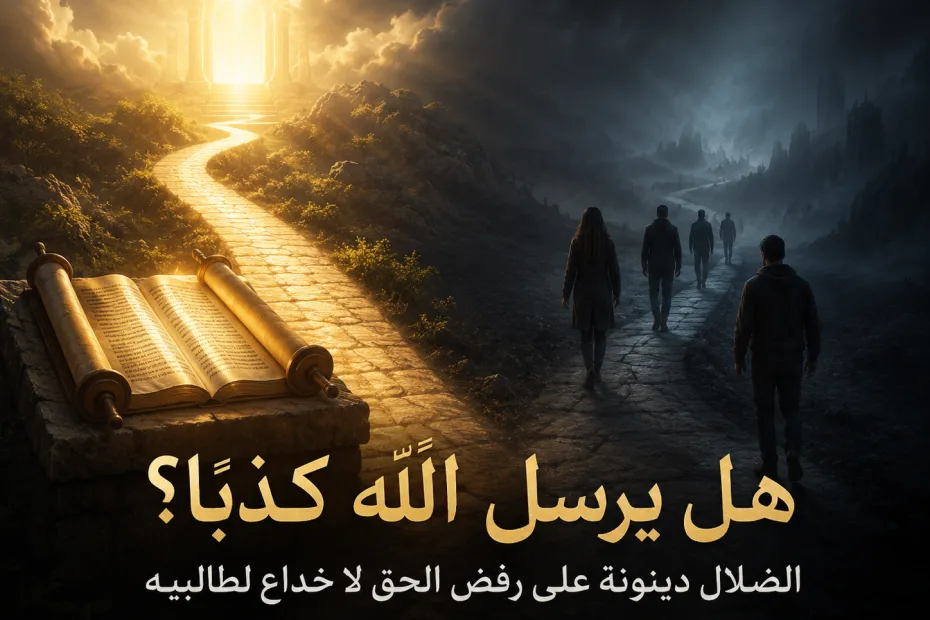 كيف يرسل الله ضلالًا ليصدق الناس الكذب وهو يدين الكاذبين؟ 2 تسالونيكي 2: 11 الله لا يخدع الناس، بل يترك رافضي الحق لنتيجة اختيارهم