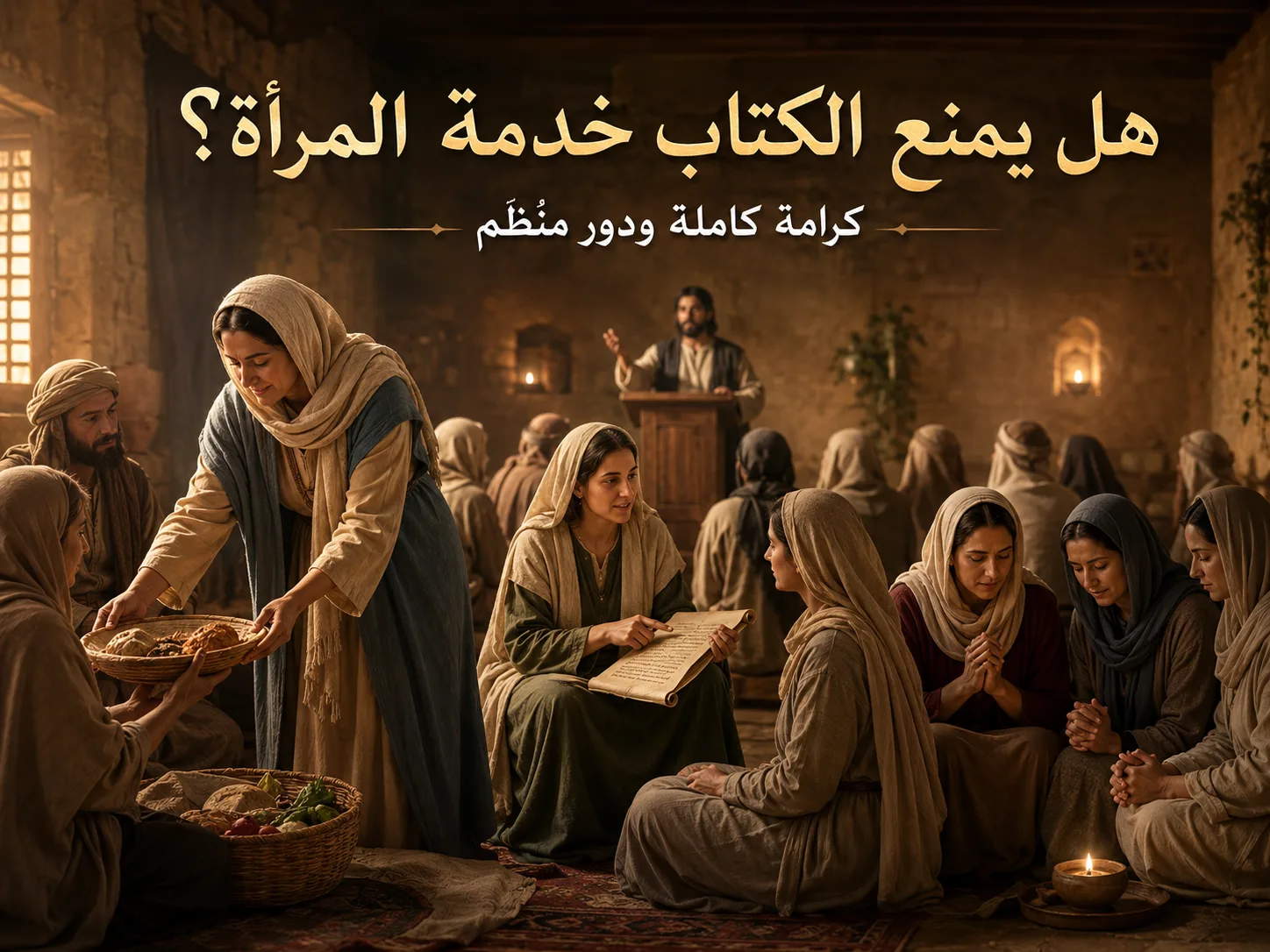 هل يمنع الكتاب المقدس خدمة المرأة؟ 1 تيموثاوس 2: 12-14 هل صمت المرأة في الكنيسة يعني إلغاء دورها أو إهانتها؟
