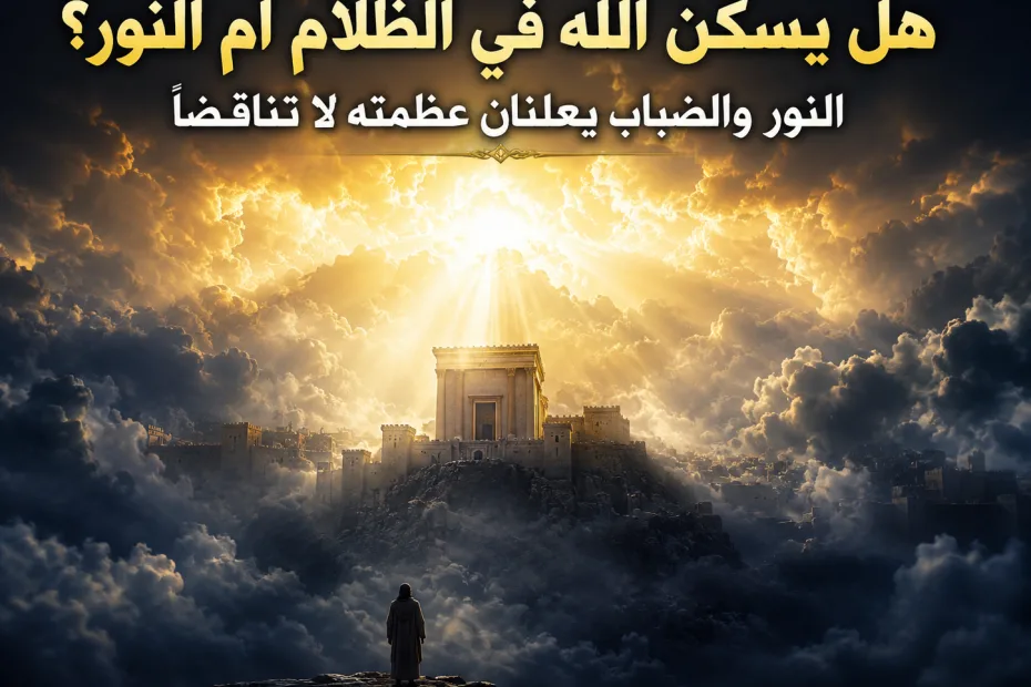 هل يسكن الله في الظلام أم في النور؟ 1 تيموثاوس 6: 16 النور والظلام يعلنان عدم إدراك الله الكامل، لا تناقضًا في طبيعته