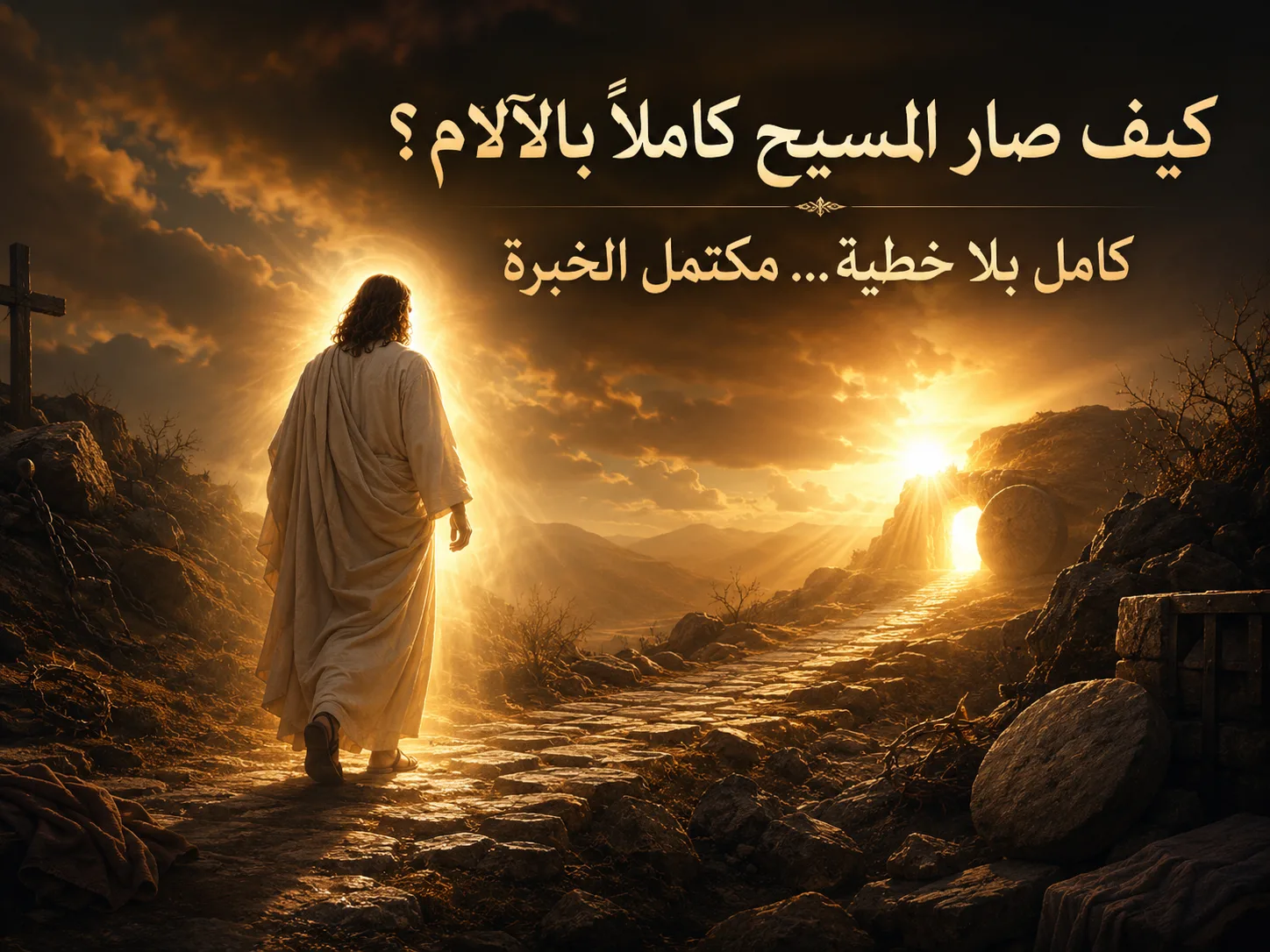 كيف صار المسيح كاملًا بالآلام وهو كامل بلا خطية؟ عبرانيين 2: 10 هل كان المسيح ناقصًا ثم صار كاملًا؟