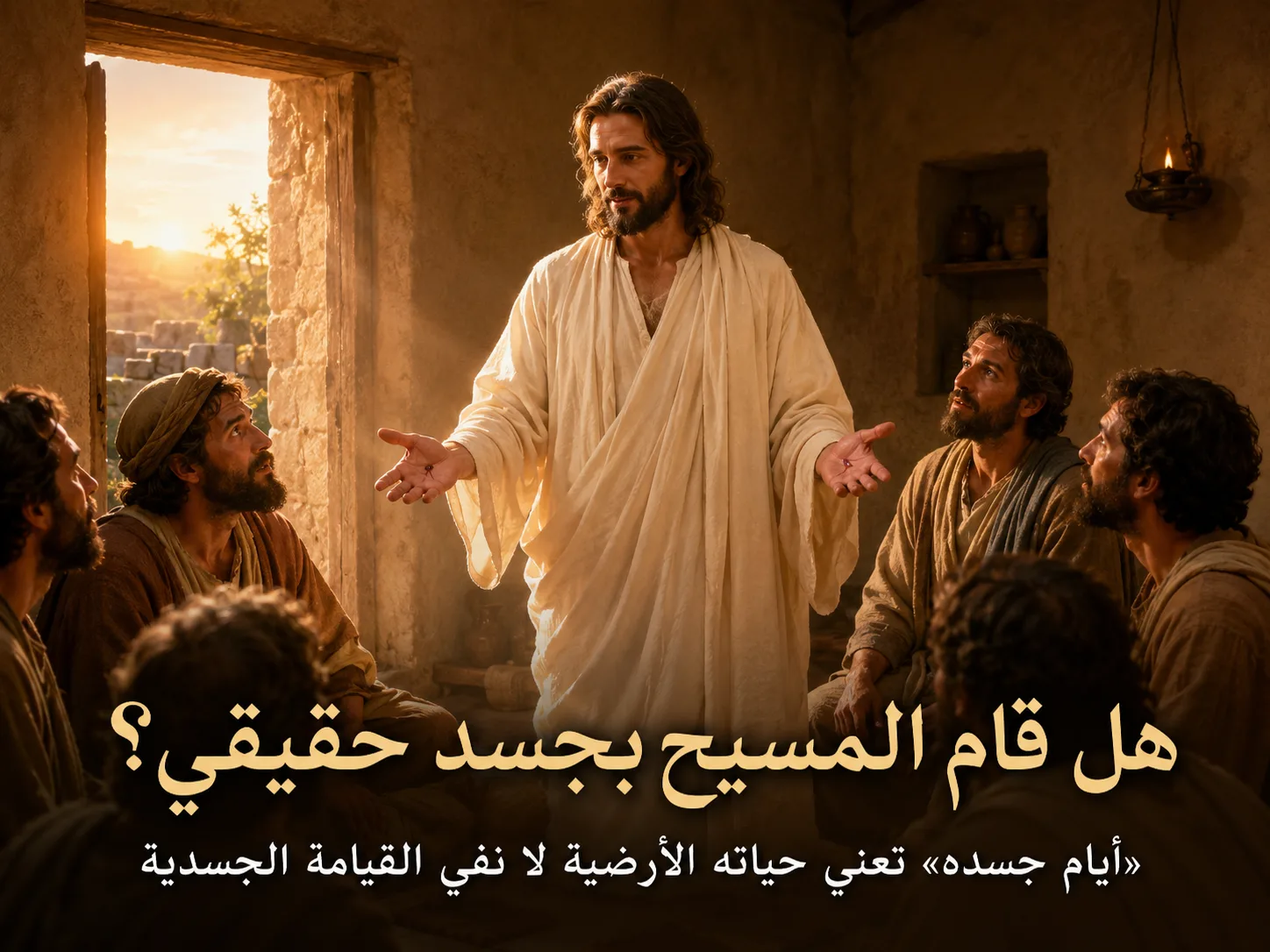 هل كان للمسيح جسد فقط قبل قيامته؟ عبرانيين 5: 7