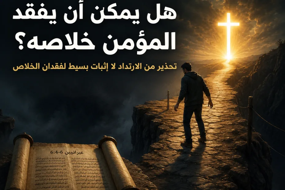 هل يمكن أن يفقد المسيحي خلاصه؟ عبرانيين 6: 4-6 النص يحذّر من الارتداد والانجراف، لكنه لا يثبت ببساطة أن المؤمن يُخلَّص ثم يهلك ثم يحتاج إلى خلاص جديد