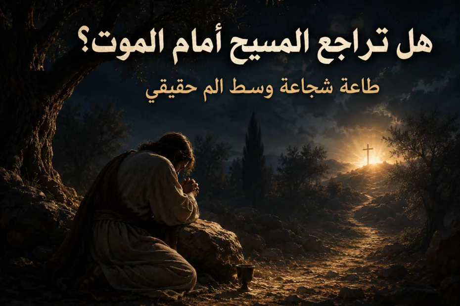 هل تراجع المسيح أمام الموت أم واجهه بشجاعة؟ عبرانيين 5: 7 ومتى 26: 39