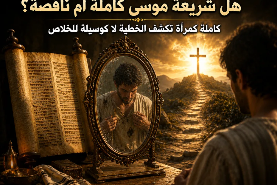 هل كانت شريعة موسى كاملة أم ناقصة؟ عبرانيين 7: 19