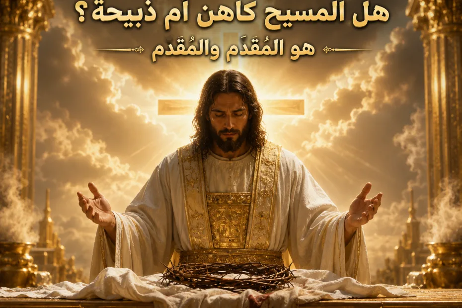 هل المسيح كاهننا أم ذبيحتنا؟ عبرانيين 8: 1 كيف يكون المسيح هو الكاهن والذبيحة في نفس الوقت؟