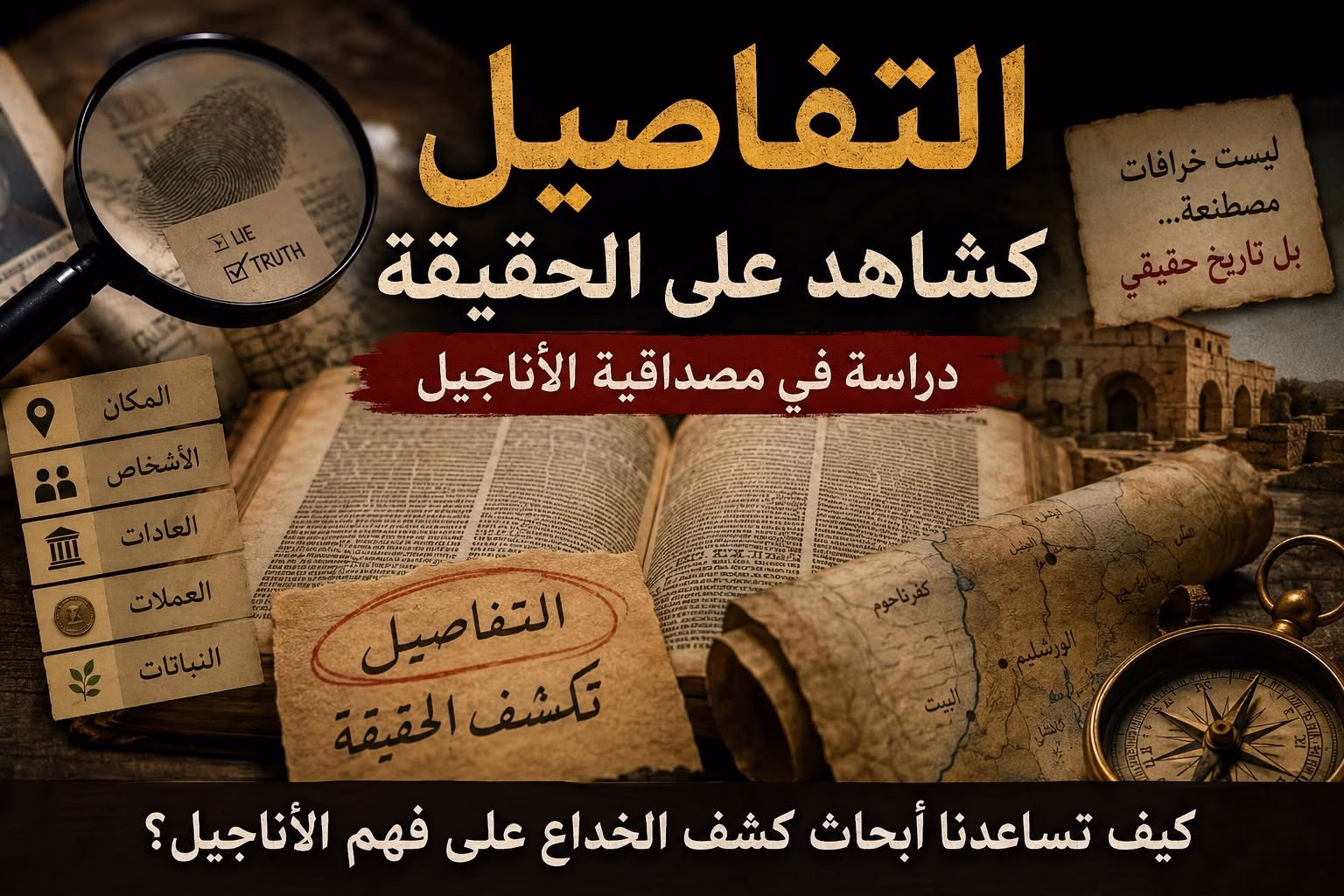 دراسة في مصداقية الأناجيل - كيف تساعدنا أبحاث كشف الخداع على فهم الأناجيل؟ بحث ودراسة: Patricia Michael