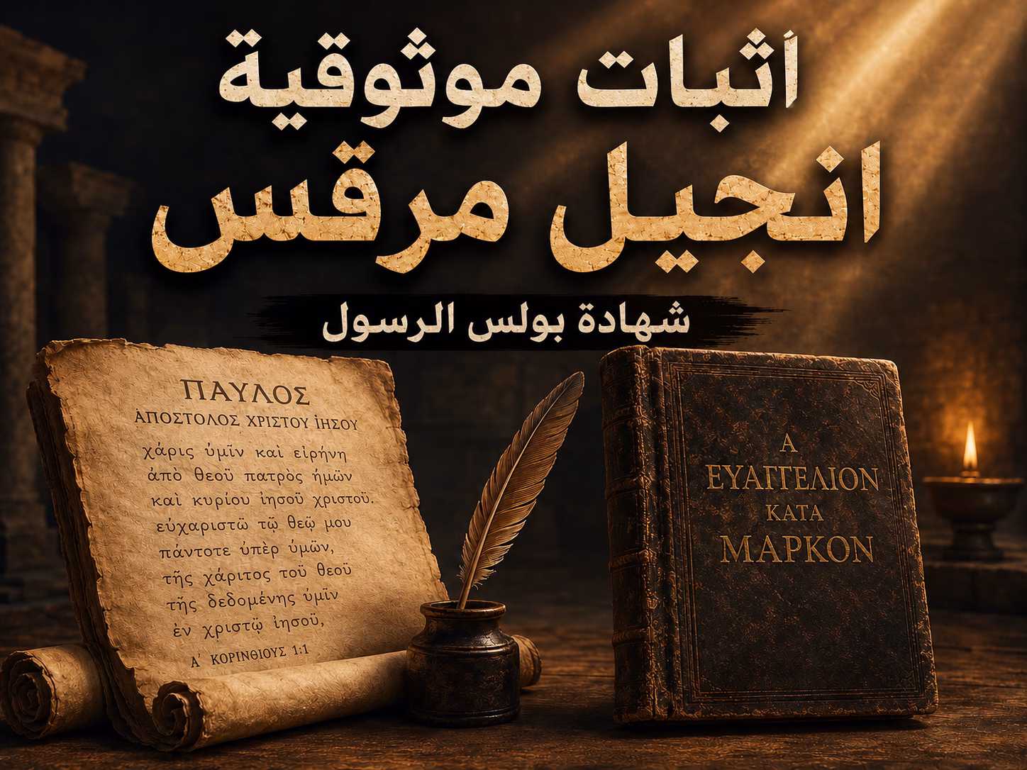 اثبات موثوقية انجيل مرقس من بولس الرسول Stephen Davis 1 اثبات موثوقية انجيل مرقس من بولس الرسول Stephen Davis