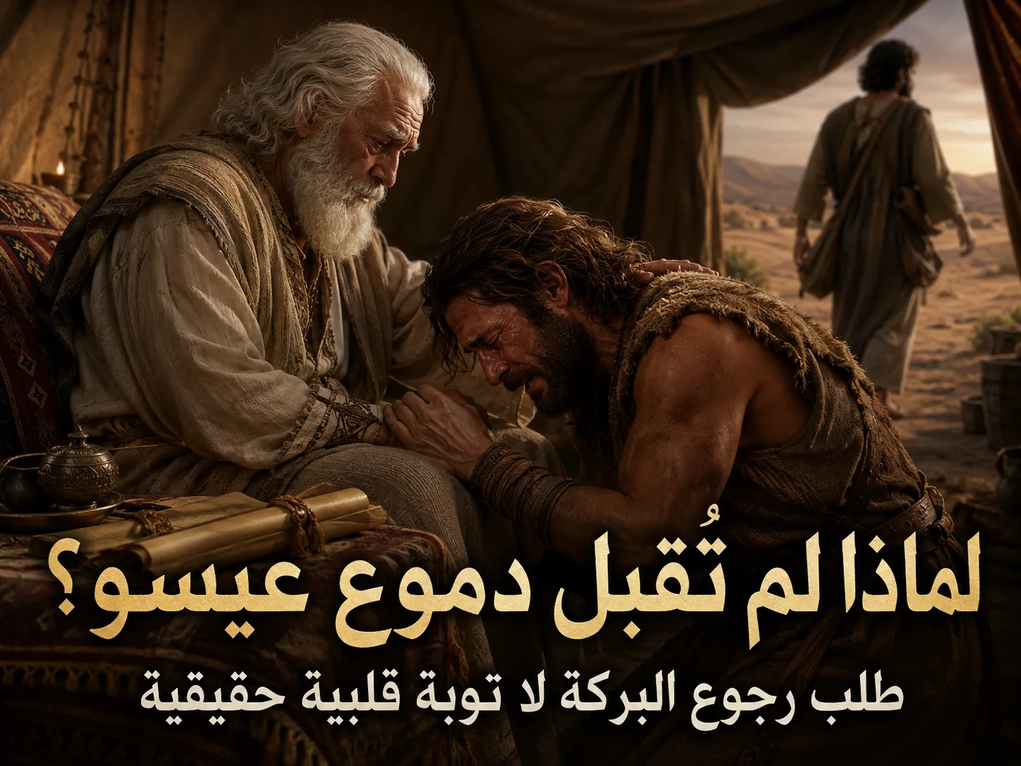 لماذا لم يستطع عيسو أن يتوب رغم أنه طلبها بدموع؟ عبرانيين 12: 17 1 لماذا لم يستطع عيسو أن يتوب رغم أنه طلبها بدموع؟ عبرانيين 12: 17 عيسو طلب رجوع البركة لا توبة قلبية حقيقية للخلاص
