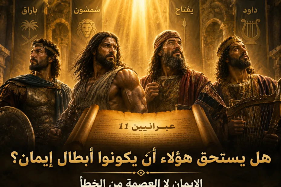 هل يستحق بعض المذكورين في قائمة الإيمان أن يكونوا فيها؟ عبرانيين 11: 32 2 هل يستحق بعض المذكورين في قائمة الإيمان أن يكونوا فيها؟ عبرانيين 11: 32