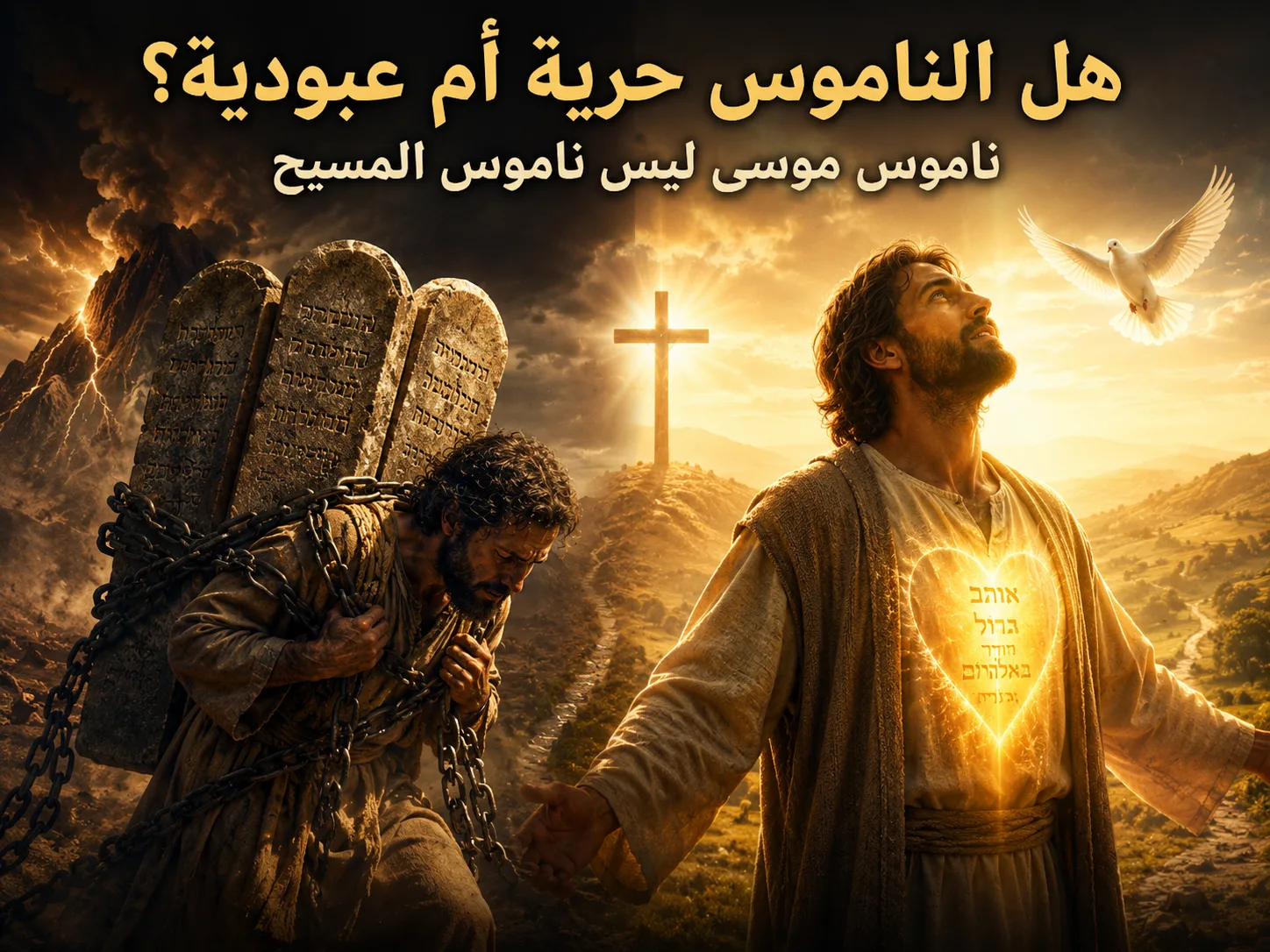 هل الناموس يجلب الحرية أم العبودية؟ يعقوب 2: 12 وغلاطية 4: 24 هل يوجد تناقض بين «ناموس الحرية» و«ناموس العبودية»؟ 1 هل الناموس يجلب الحرية أم العبودية؟ يعقوب 2: 12 وغلاطية 4: 24