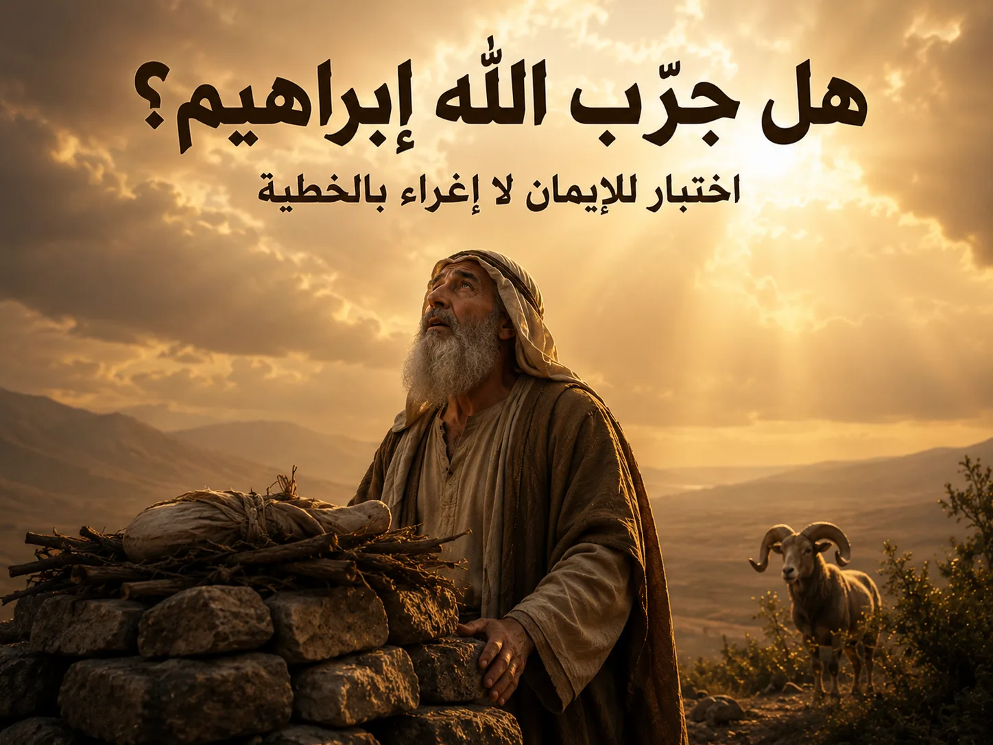 إذا كان الله لا يجرب أحدًا فلماذا جرّب إبراهيم؟ يعقوب 1: 15