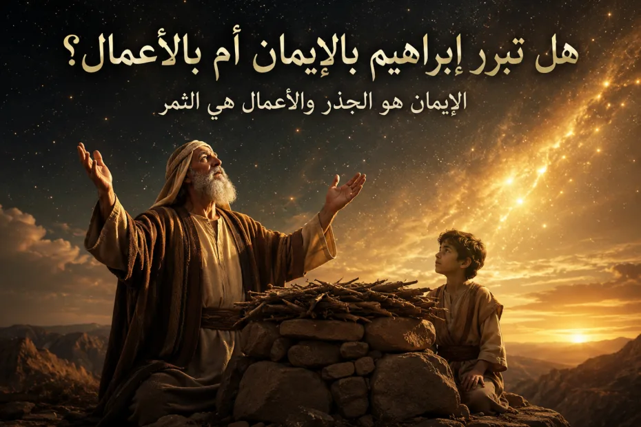 هل تبرر إبراهيم بالإيمان أم بالأعمال؟ يعقوب 2: 21 ورومية 4: 5 هل يناقض يعقوب تعليم بولس عن التبرير بالإيمان؟