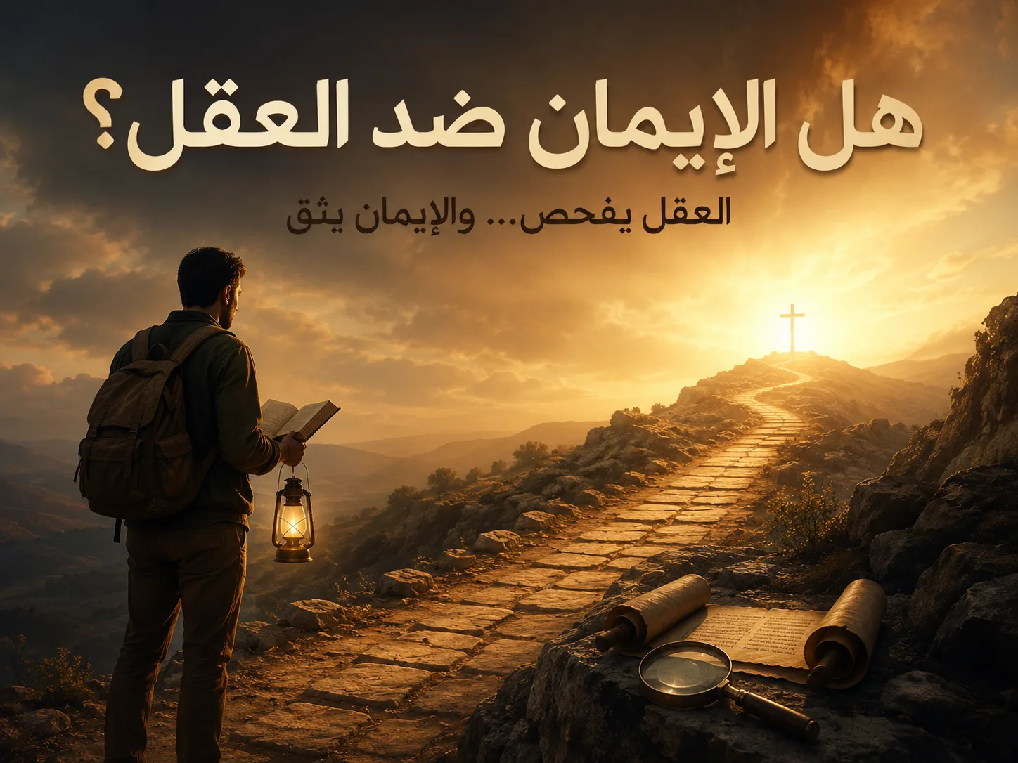 هل الإيمان ضد العقل؟ 1 بطرس 3: 15 الإيمان المسيحي ليس قفزة عمياء في الظلام، بل ثقة واعية في نور الدليل 1 هل الإيمان ضد العقل؟ 1 بطرس 3: 15 الإيمان المسيحي ليس قفزة عمياء في الظلام، بل ثقة واعية في نور الدليل