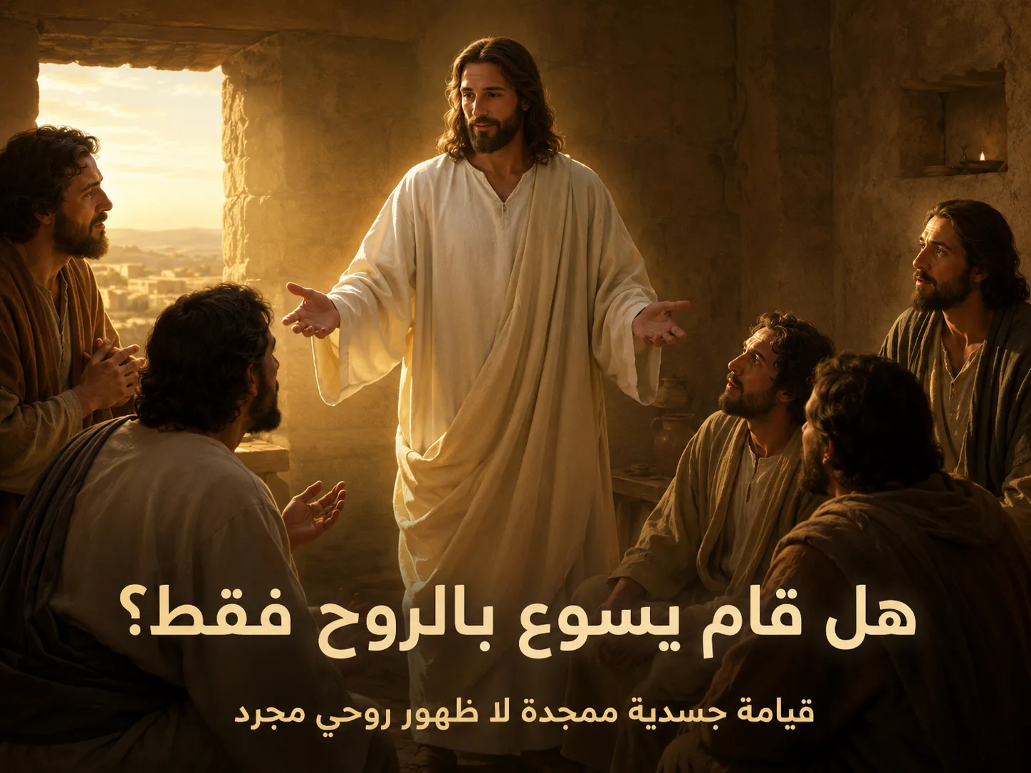 هل قام يسوع بالروح فقط أم بجسد حقيقي؟ بطرس الأولى 3: 18 المسيح مات في حالة الاتضاع الجسدي، وقام بقوة حياة لا تزول 1 هل قام يسوع بالروح فقط أم بجسد حقيقي؟ بطرس الأولى 3: 18 المسيح مات في حالة الاتضاع الجسدي، وقام بقوة حياة لا تزول