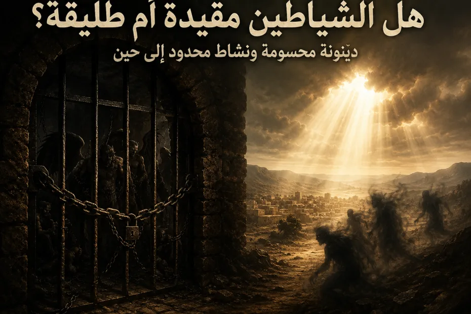 هل الملائكة الساقطون مقيدون أم أحرار في تجربة البشر؟ بطرس الثانية 2: 4 10 هل الملائكة الساقطون مقيدون أم أحرار في تجربة البشر؟ بطرس الثانية 2: 4