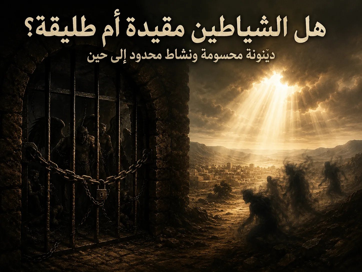 هل الملائكة الساقطون مقيدون أم أحرار في تجربة البشر؟ بطرس الثانية 2: 4 1 هل الملائكة الساقطون مقيدون أم أحرار في تجربة البشر؟ بطرس الثانية 2: 4