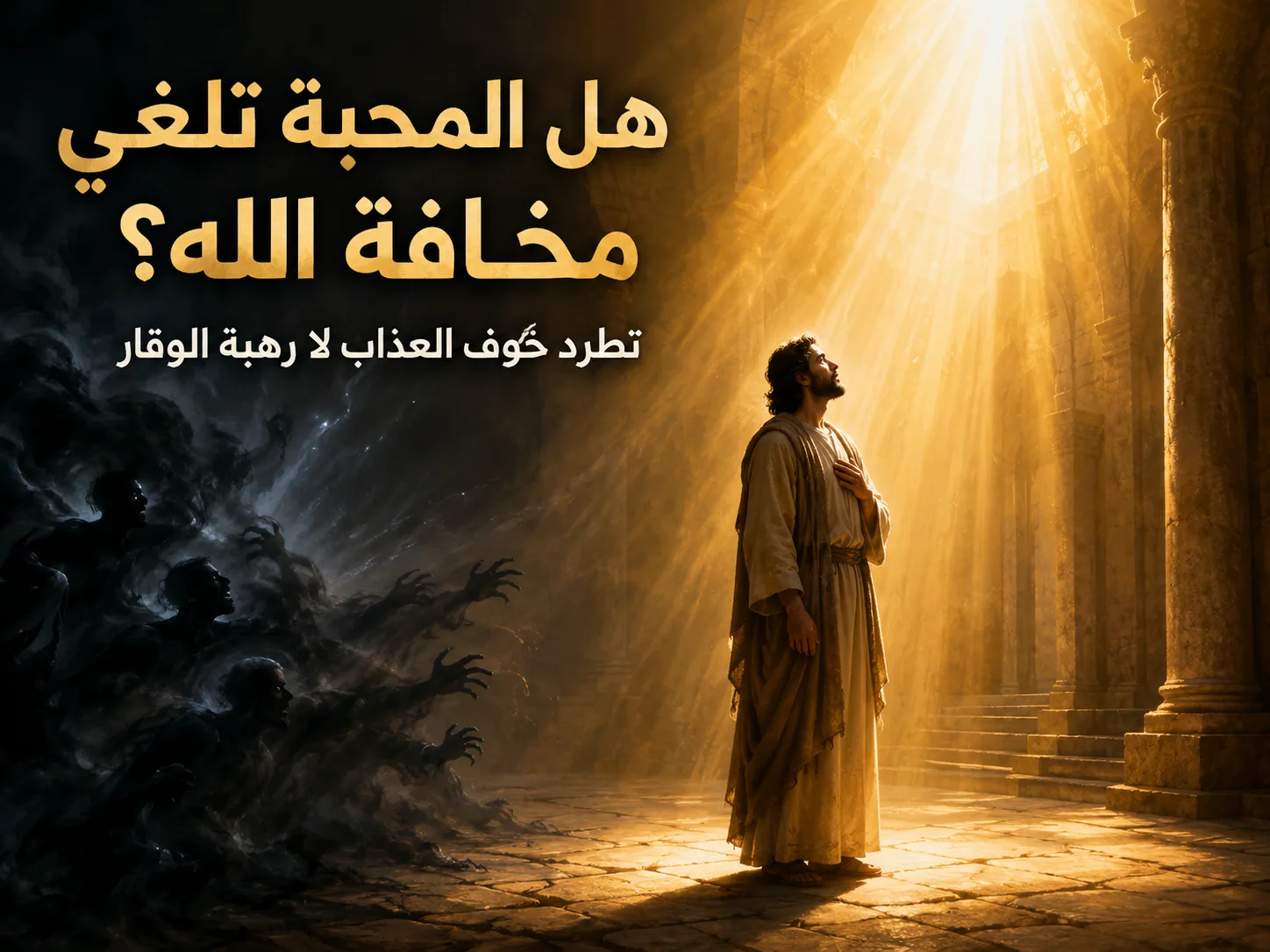 إذا كانت المحبة تطرح الخوف خارجًا فلماذا نُطالب بمخافة الله؟ يوحنا الأولى 4: 18 1 إذا كانت المحبة تطرح الخوف خارجًا فلماذا نُطالب بمخافة الله؟ يوحنا الأولى 4: 18