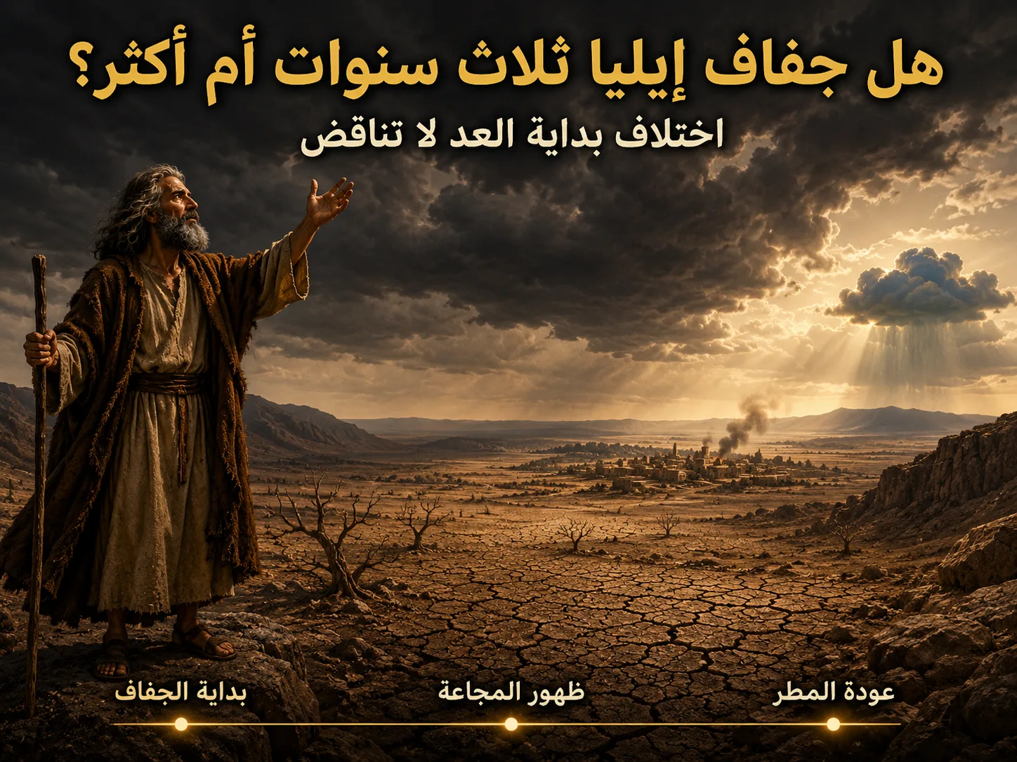 هل كانت مدة الجفاف ثلاث سنوات أم ثلاث سنوات ونصف؟ يعقوب 5: 17 و1 ملوك 18: 1 1 هل كانت مدة الجفاف ثلاث سنوات أم ثلاث سنوات ونصف؟ يعقوب 5: 17 و1 ملوك 18: 1