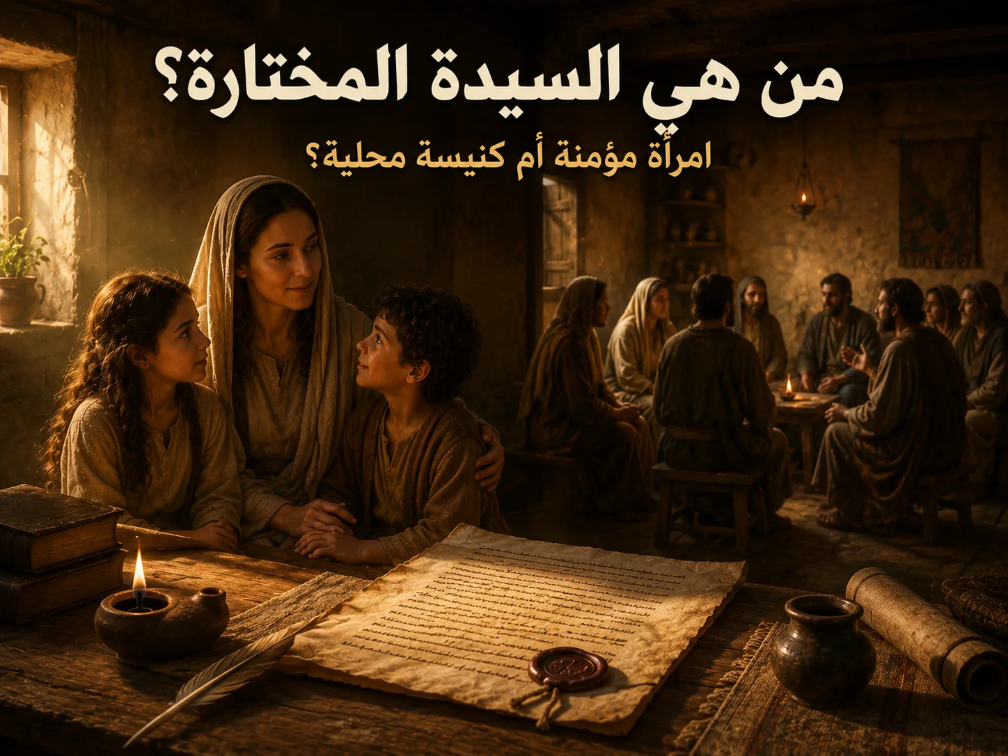 من هي السيدة المختارة؟ 2 يوحنا 1 1 من هي السيدة المختارة؟ 2 يوحنا 1 سواء كانت امرأة حقيقية أو رمزًا للكنيسة، فهذا لا يخرج الرسالة من قانونية الكتاب المقدس