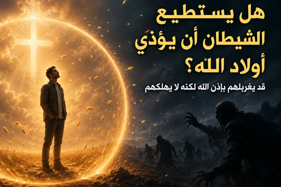هل يستطيع الشيطان أن يؤذي أولاد الله أم لا؟ 1 يوحنا 5: 18 3 هل يستطيع الشيطان أن يؤذي أولاد الله أم لا؟ 1 يوحنا 5: 18