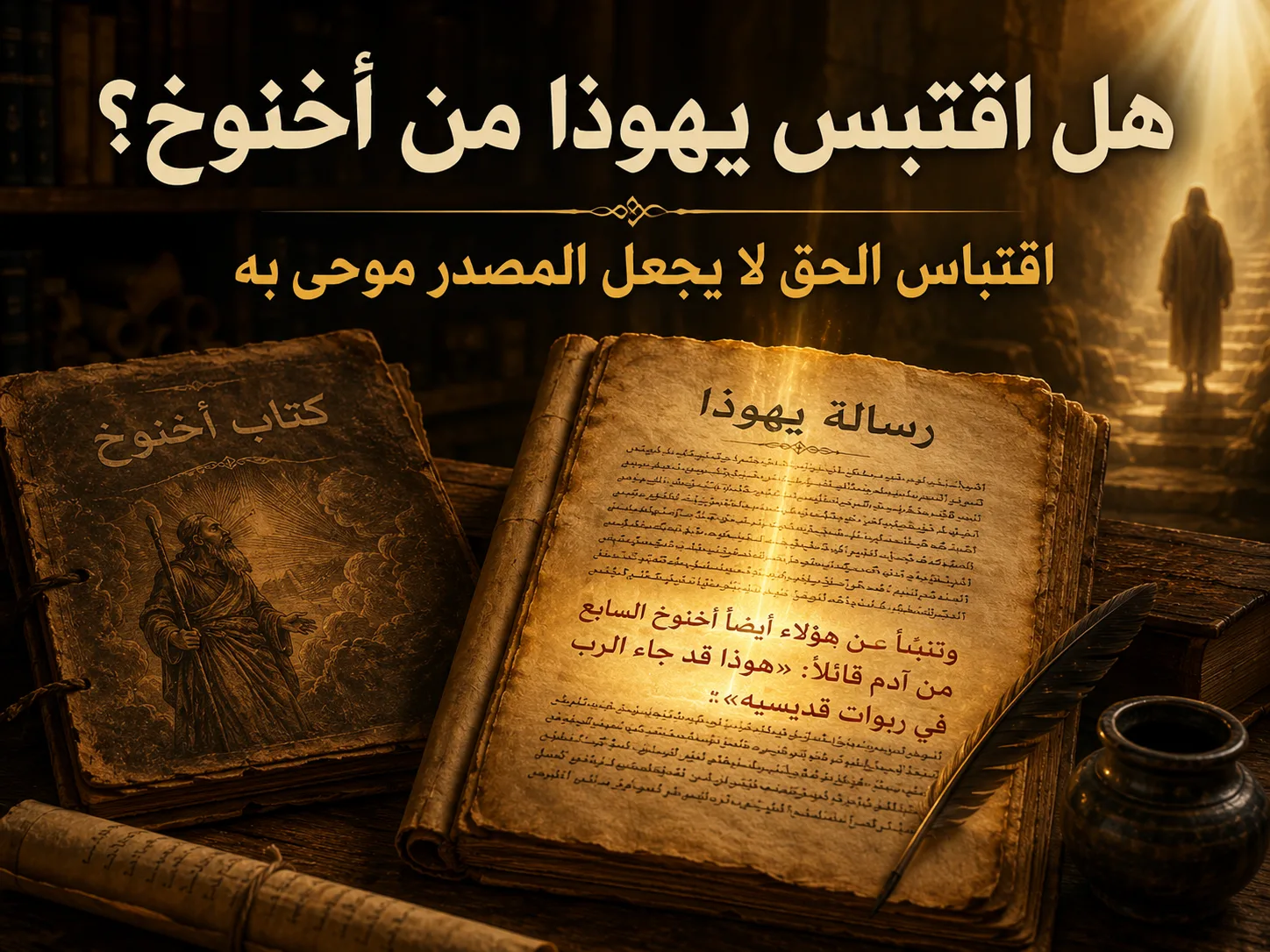 هل اقتبس يهوذا من كتاب أخنوخ غير الموحى به؟ يهوذا 14