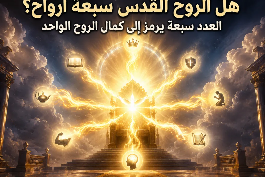 كيف يكون الروح القدس واحدًا مع أن الرؤيا تتكلم عن سبعة أرواح؟ رؤيا 1: 4