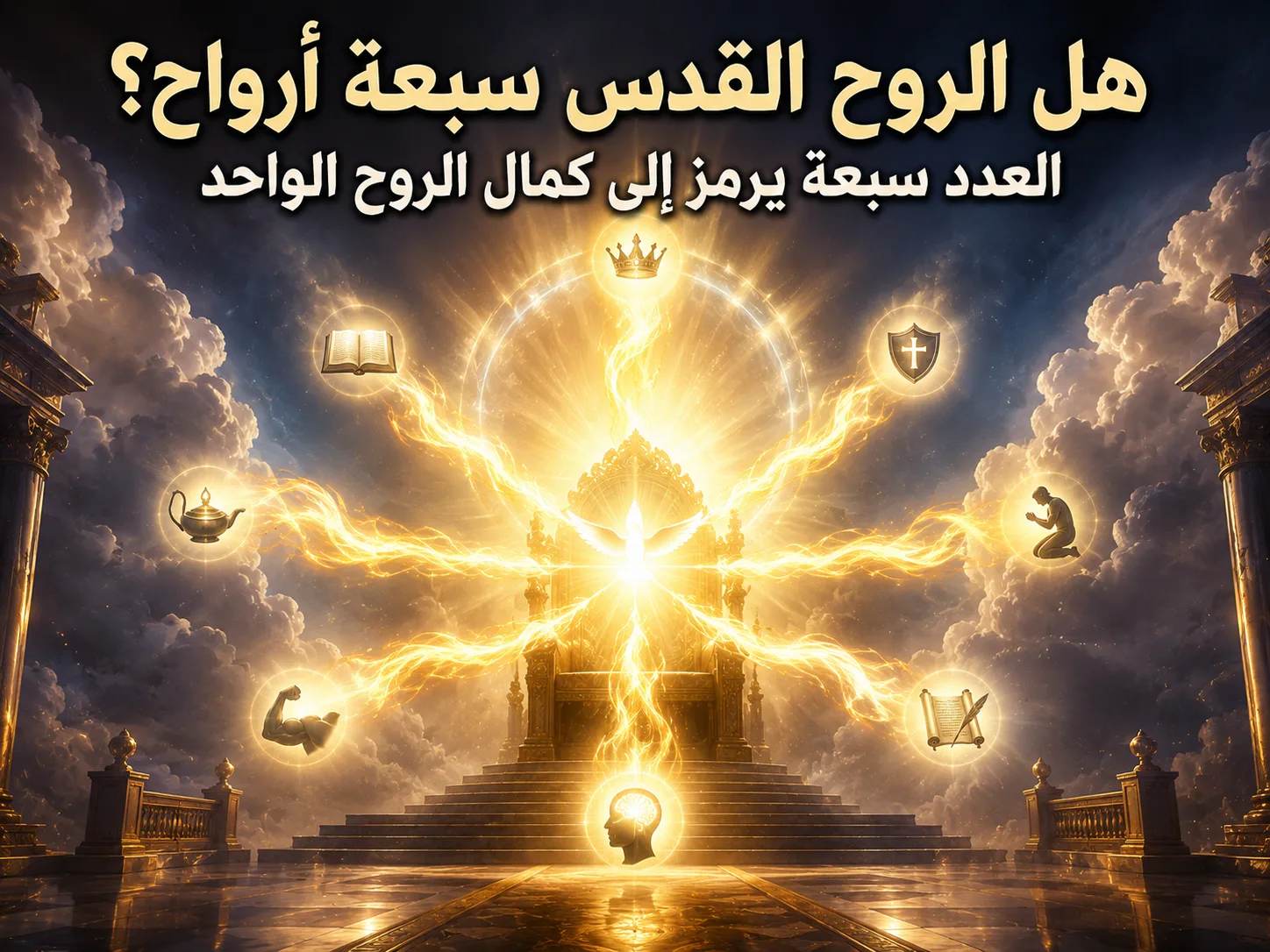 كيف يكون الروح القدس واحدًا مع أن الرؤيا تتكلم عن سبعة أرواح؟ رؤيا 1: 4