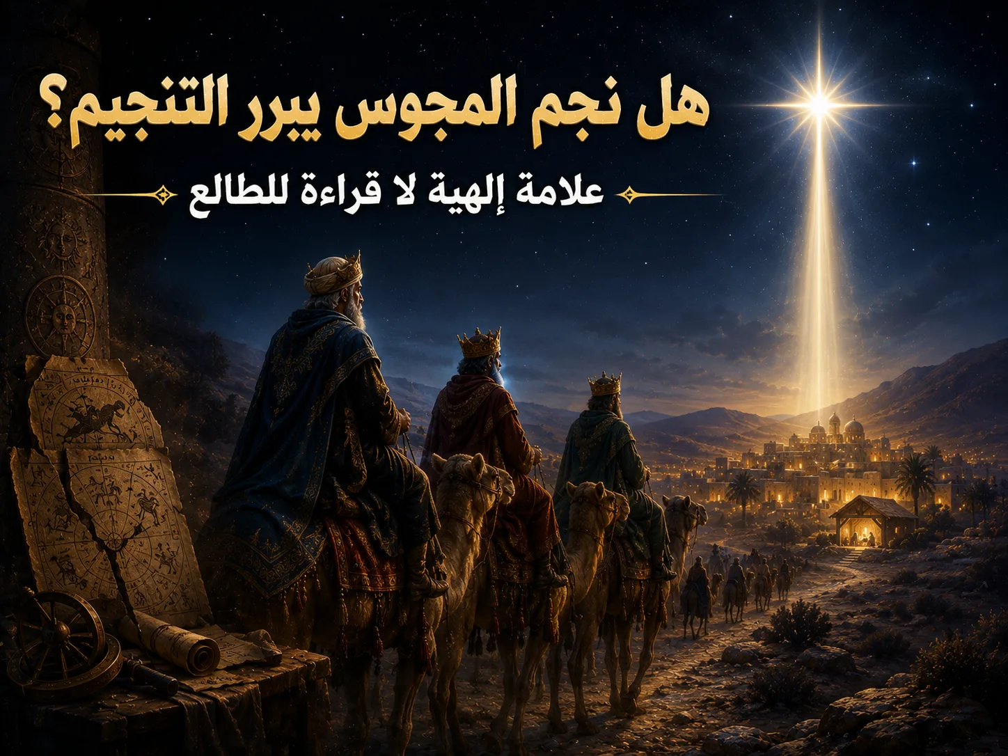 هل نجم المجوس يبرر التنجيم؟ متى 2: 2 النجم كان إعلانًا إلهيًا عن ميلاد المسيح، لا ممارسة وثنية للتنجيم 1 هل نجم المجوس يبرر التنجيم؟ متى 2: 2 النجم كان إعلانًا إلهيًا عن ميلاد المسيح، لا ممارسة وثنية للتنجيم