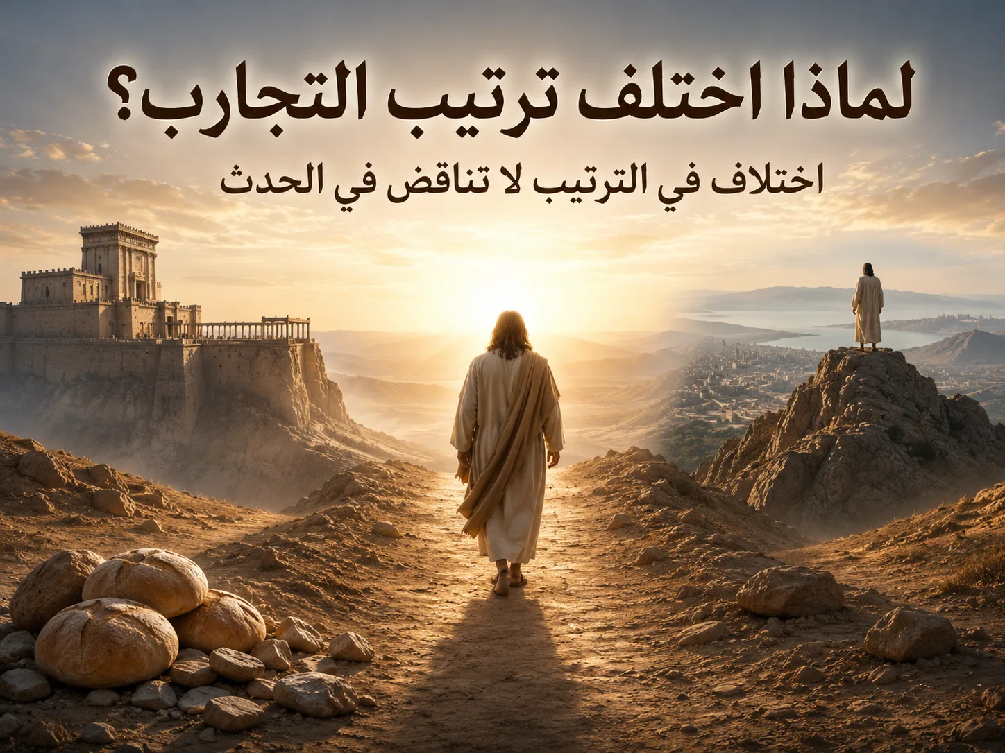 لماذا يختلف متى ولوقا في ترتيب تجارب المسيح؟ متى 4: 5-10 ولوقا 4: 5-12