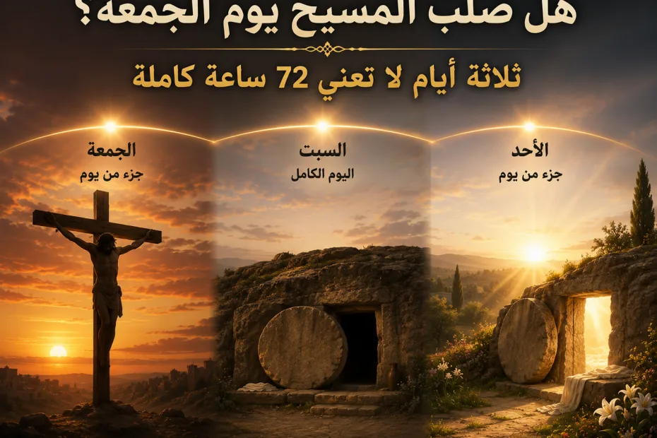 في أي يوم صُلب المسيح؟ متى 12: 40