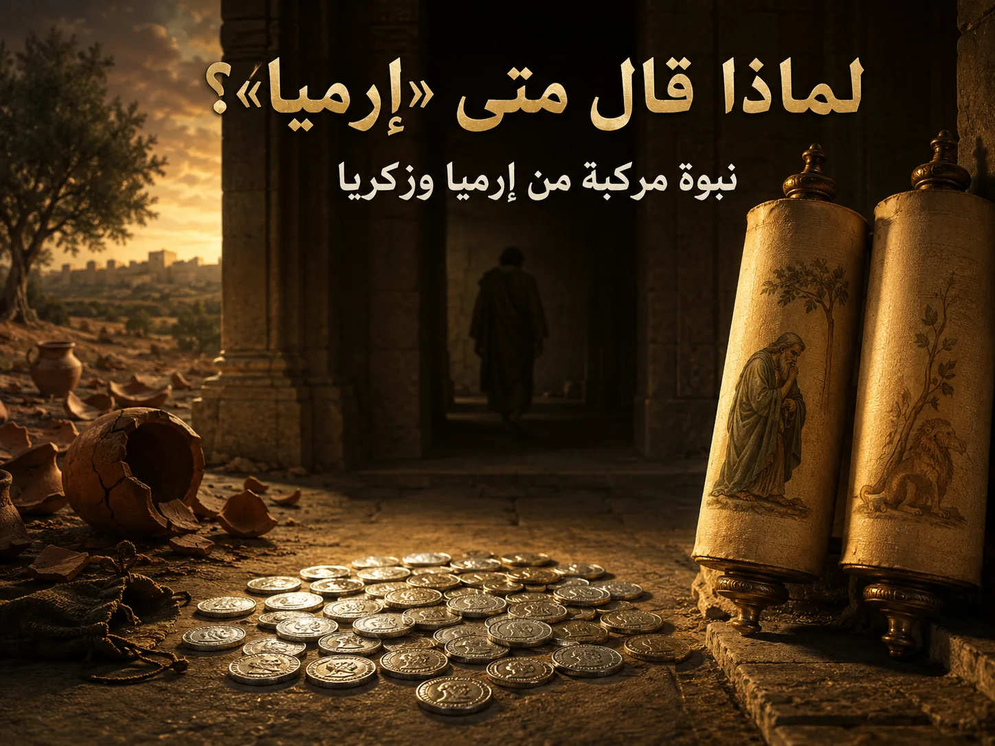 لماذا نسب متى النبوة إلى إرميا وهي من زكريا؟ متى 27: 9-10