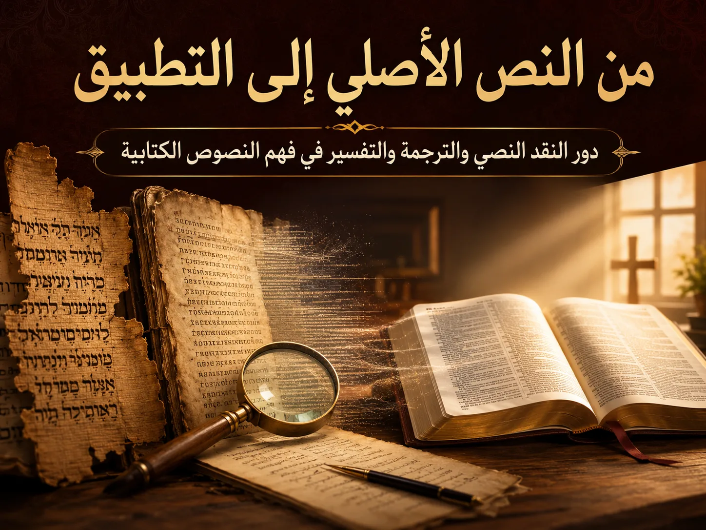 من النص الأصلي إلى التطبيق: دور النقد النصي والترجمة والتفسير في فهم النصوص الكتابية - بحث ودراسة: Patricia Michael