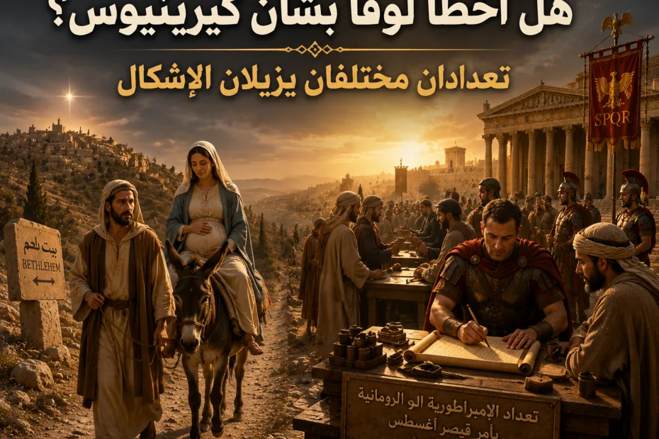 هل أخطأ لوقا بشأن كيرينيوس والتعداد؟ لوقا 2: 1-2 10 هل أخطأ لوقا بشأن كيرينيوس والتعداد؟ لوقا 2: 1-2