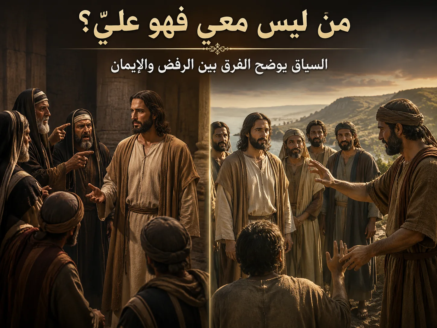 كيف نوفق بين «من ليس معي فهو عليّ» و«من ليس علينا فهو معنا»؟ لوقا 11: 23 ولوقا 9: 50 1 كيف نوفق بين «من ليس معي فهو عليّ» و«من ليس علينا فهو معنا»؟ لوقا 11: 23 ولوقا 9: 50