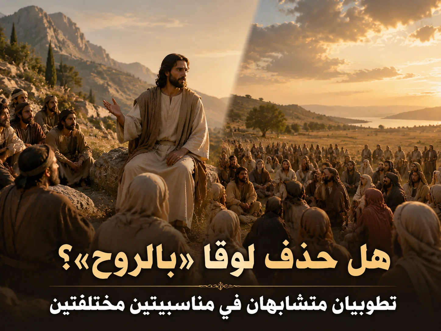 لماذا غابت عبارة «بالروح» في تطويب الفقراء في إنجيل لوقا؟ متى 5: 3 ولوقا 6: 20 1 لماذا غابت عبارة «بالروح» في تطويب الفقراء في إنجيل لوقا؟ متى 5: 3 ولوقا 6: 20
