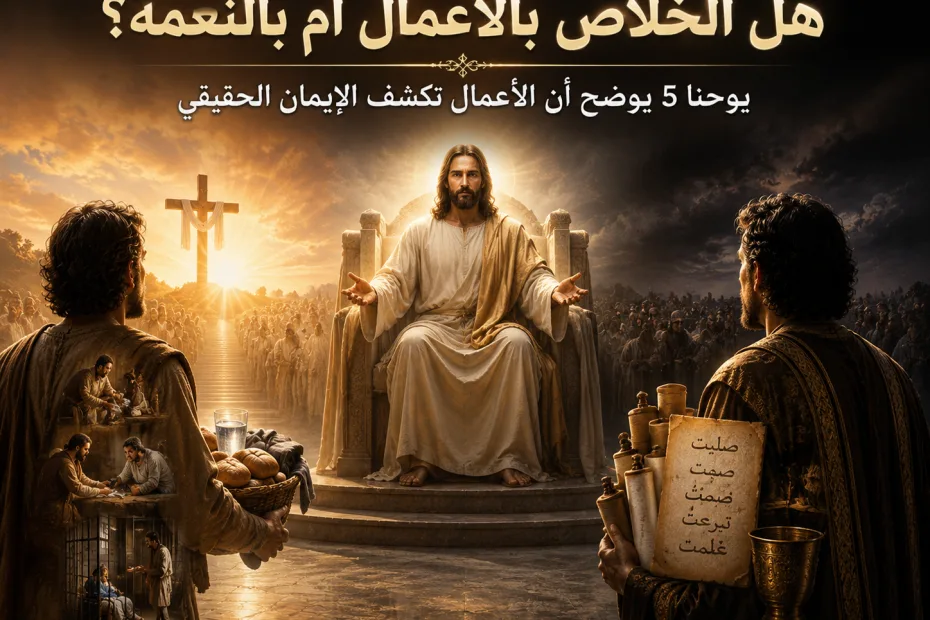 كيف يمكن التوفيق بين يوحنا 5: 28-29 وإنجيل النعمة؟ يوحنا 5: 24-29 6 كيف يمكن التوفيق بين يوحنا 5: 28-29 وإنجيل النعمة؟ يوحنا 5: 24-29