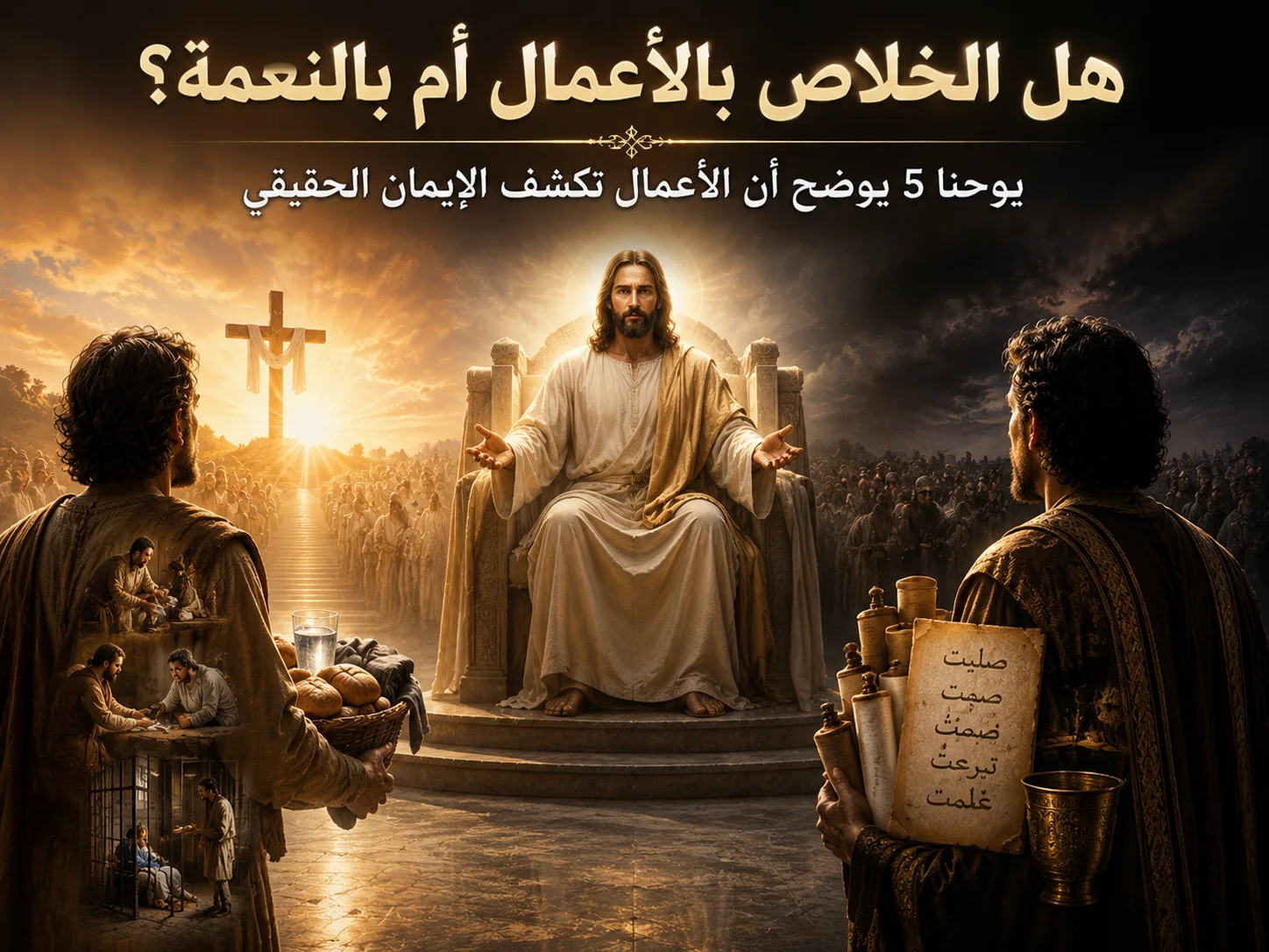 كيف يمكن التوفيق بين يوحنا 5: 28-29 وإنجيل النعمة؟ يوحنا 5: 24-29