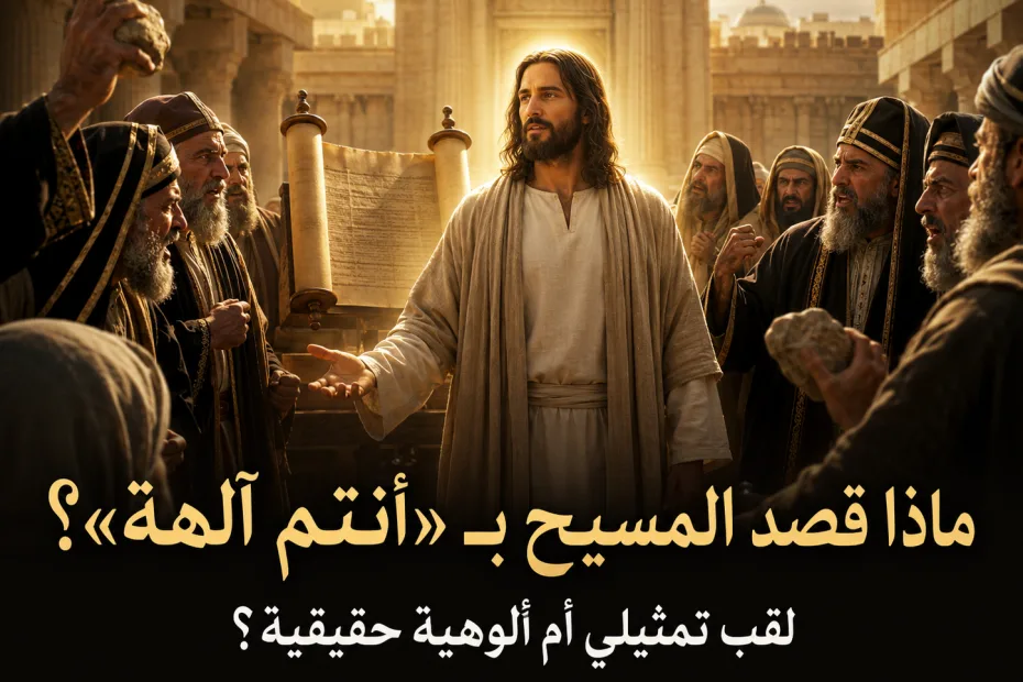 ماذا قصد المسيح بقوله إن البشر «آلهة»؟ يوحنا 10: 34 5 ماذا قصد المسيح بقوله إن البشر «آلهة»؟ يوحنا 10: 34