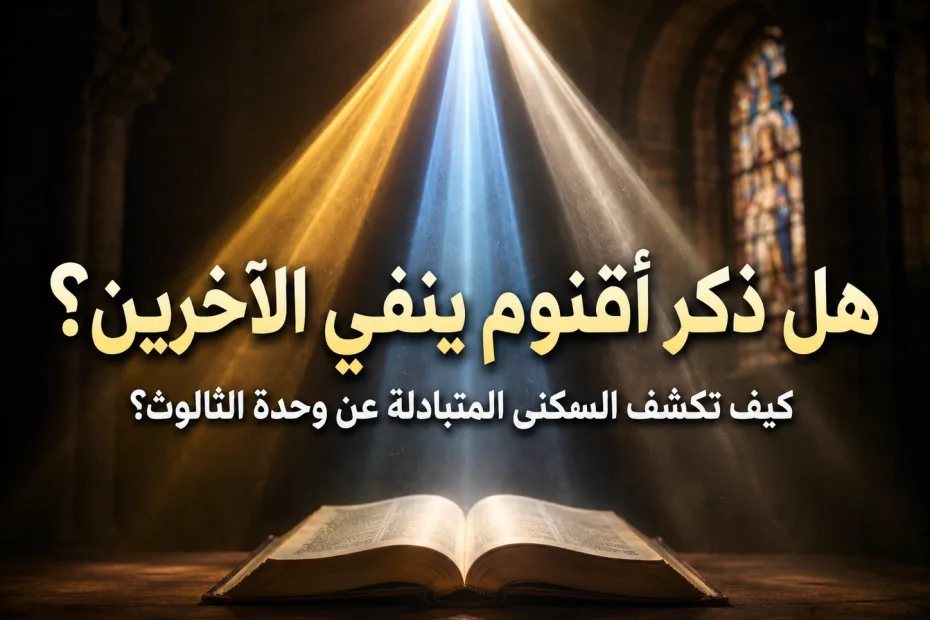 هل ذكر أحد الأقانيم في الأناجيل ينفي وجود الأقنومين الآخرين؟ - الأغ اغريغوريوس 4 هل ذكر أحد الأقانيم في الأناجيل ينفي وجود الأقنومين الآخرين؟ هل تخصيص الآب أو الابن أو الروح القدس بالذكر يعني استبعاد بقية الثالوث؟