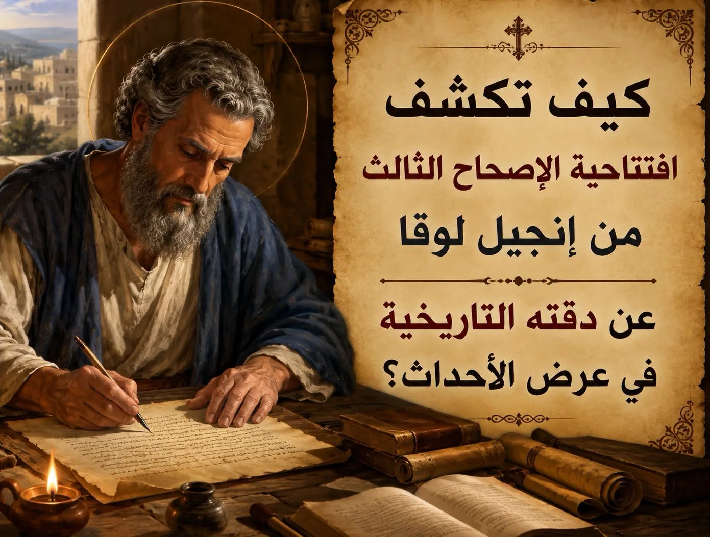 القديس لوقا: المؤرخ الدقيق - كيف تكشف افتتاحية الإصحاح الثالث من إنجيل لوقا عن دقته التاريخية في عرض الأحداث؟ - بحث ودراسة: Patricia Michael 1 القديس لوقا: المؤرخ الدقيق - كيف تكشف افتتاحية الإصحاح الثالث من إنجيل لوقا عن دقته التاريخية في عرض الأحداث؟ - بحث ودراسة: Patricia Michael