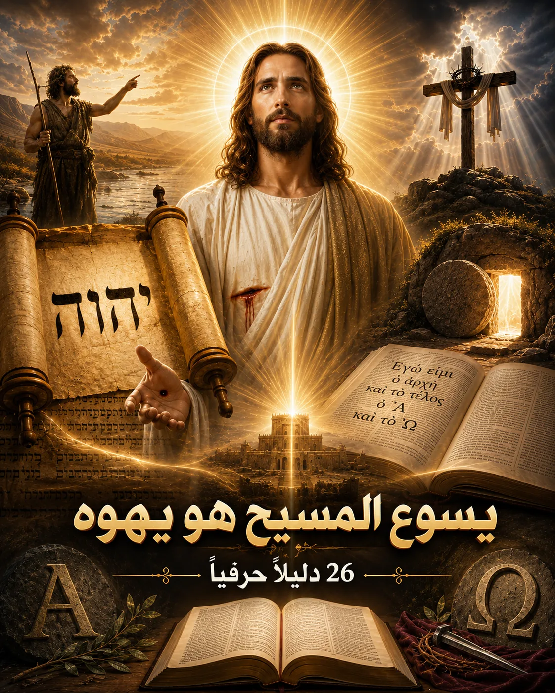 العهد الجديد: يسوع المسيح هو يهوه حرفيًا - 26 دليلا حرفيًا